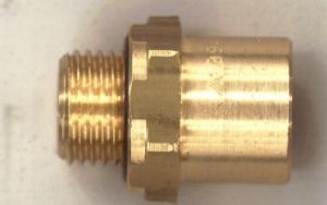 DROIT Mâle 12x1,5 - Clips Fem. taille 3/8 - SUR DEMANDE