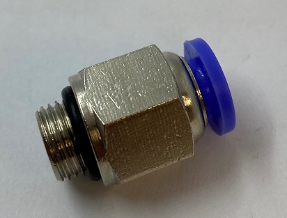UNION MALE CYL. TUBE DIAM. 10 - 3/8" PLAST.