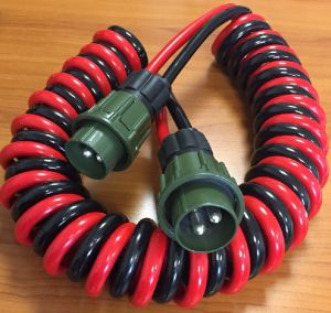 CABLE SPIRALE  2 x 35mm² 4,00m EQUIPE PRISES 2 PLOTS OTAN