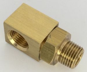 UNION ANGULAIRE 90° TOURNANT FEMELLE M8x1 CON. MALE M8x1 CON.