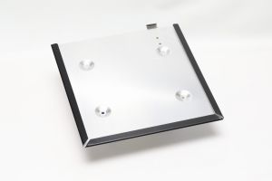 SUPPORT POUR PLAQUE 300 x 300 ALU - bordure noire