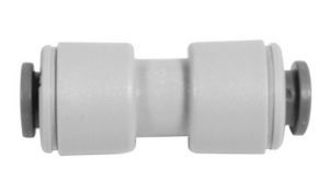 UNION DOUBLE POLYMERE GRIS 1/2" (12,7)