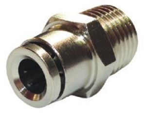 UNION MALE CON.  SERVITUDE METAL TUBE   8-1/8" METAL.