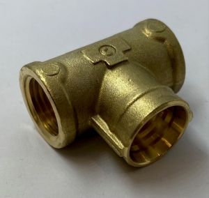 TE SYMETRIQUE 1 PIVOT EN BAS - 2 TARAUDAGES M12x1,5