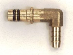 COUDE Tube Int 12 - Clips Mâle taille 5/8 - SUR DEMANDE -