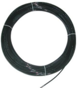TUBE POLYURETHANE NOIR    4 x 6 CD de 25m