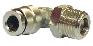COUDE MALE 3/8" TUBE DIAM. 8 CYL. METAL