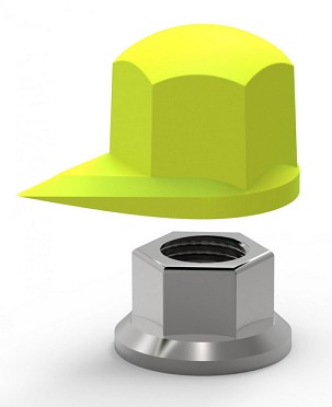 CAPUCHON TÉMOIN DE DESSERRAGE OU DE SURCHAUFFE POUR ECROU 32 (JAUNE)