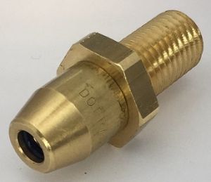 UNION MALE TUBE 6x8 - PASSE CLOISON CONE 24°-8  M14x1.5