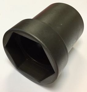 CLE SPECIALE POUR ESSIEU 6 PANS  118 avec carré 1" - Ø EXT. 150 mm - LG hors tout 118 mm