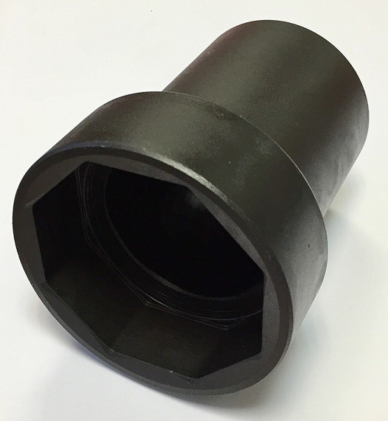CLE SPECIALE POUR ESSIEU 8 PANS  115 Carré 3/4" - Ø EXT. 138 mm - LG hors tout 70 mm
