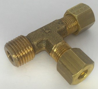TE MALE CLASSIQUE RENVERSE 1/4" TUBE 6  (laiton)