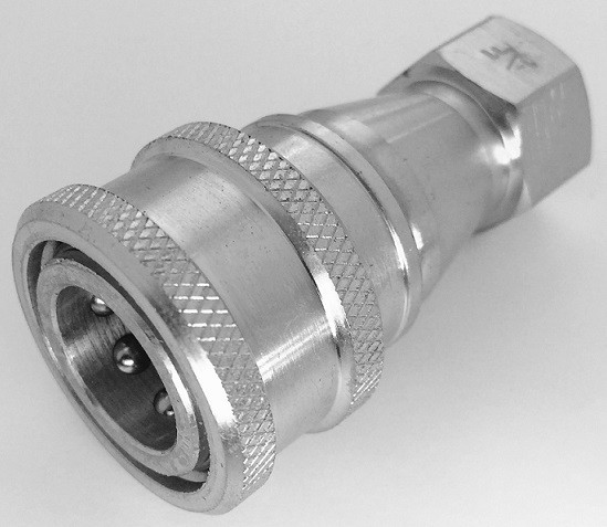 COUPLEUR FEMELLE - TARAUDAGE 1/4" LAITON