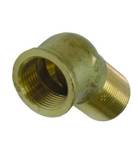 COUDE 135° PASSE-CLOISON M22x1,5 - TAR M16x1,5  - M22x1,5