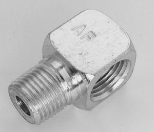UNION ANGULAIRE 90° MALE M6x1 CON. FEM M10x1 